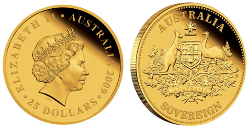 2009 Perth Mint Gold Proof Sovereign
