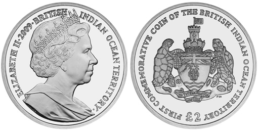 British Indian Ocean Territory 2009 First Commemorative Coin