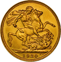 Proof 1920 Sydney Mint Sovereign