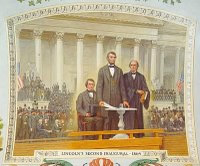 Artist Rendering: Lincoln inaugural address