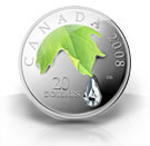 $20 Fine Silver Coin – Crystal Raindrop (2008)