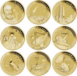 Young Collectors Space Coins from Australia