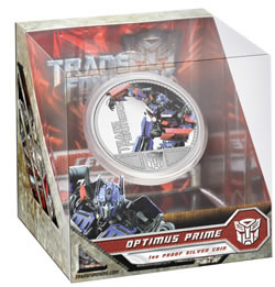 Transformers Silver Coin Packaging