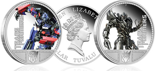 Transformers Silver Collectible Coins