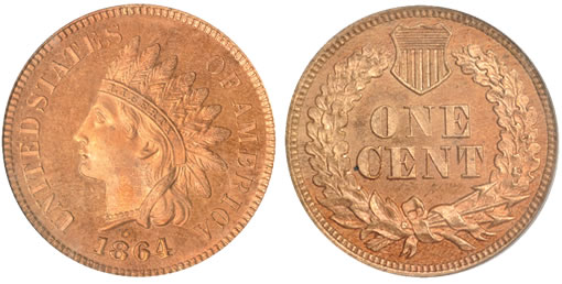1864 Indian Cent