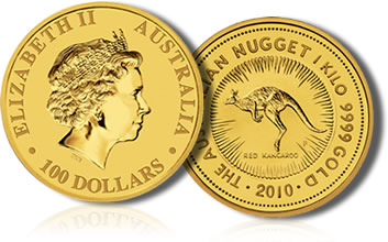 2010 Australian Kangaroo Gold Bullion Coin - Kilo Size