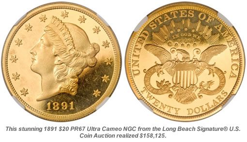 1891 Double Eagle Coin