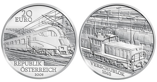 Austrian Railway of the Future Silver Commemorative Coin