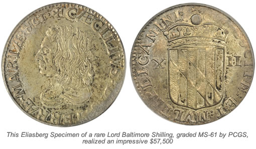 Lord Baltimore Shilling