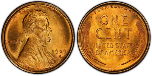 1909-S V.D.B. Lincoln cent
