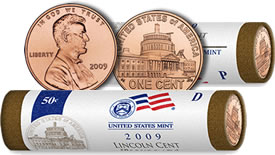 Lincoln Presidency Cent and Rolls