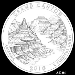 Grand Canyon Quarter Design AZ-04