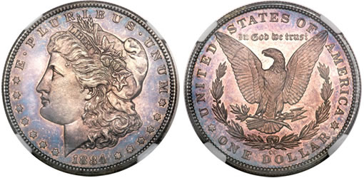 Branch Mint Proof 1884-CC Morgan Dollar