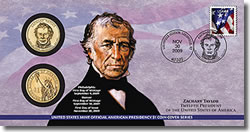 2009 Zachary Taylor $1 Coin Cover