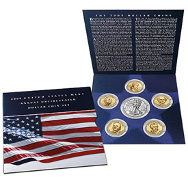  2008 United States Mint Annual Uncirculated Dollar Coin Set