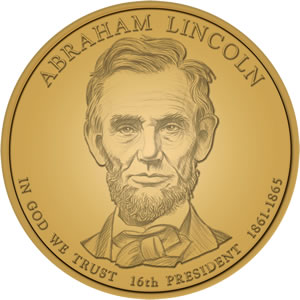 Abraham Lincoln Presidential Dollar Design Image