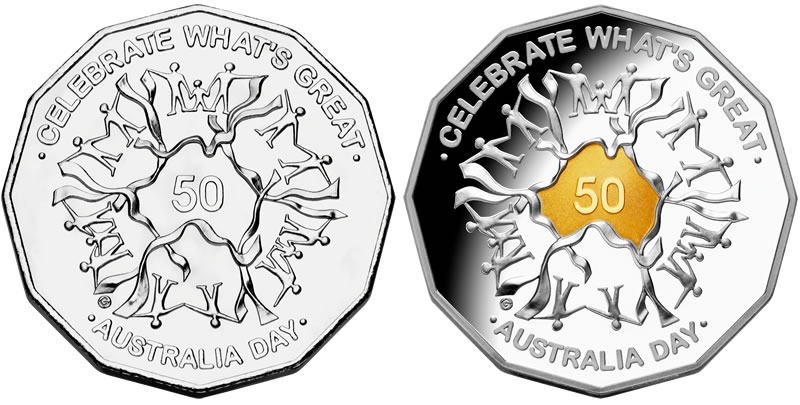 Royal Australian Mint Launches Australia Day 2010 Coins Coin News