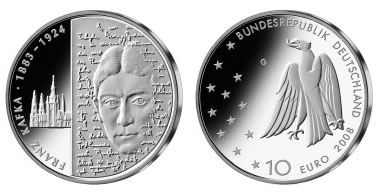 German 10 Euro Franz Kafka Silver Coin