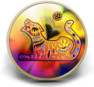 $150 Lunar Hologram Year of the Tiger Coin