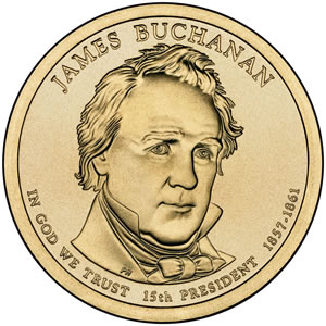 James Buchanan Presidential Dollar Image