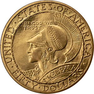 1915-S Panama-Pacific $50 Round