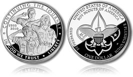 Boy Scouts Commemorative Proof Dollar