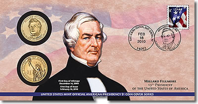 Millard Fillmore Presidential Dollar Coin Cover