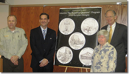 Delaware Congressman Mike Castle at Quarters Ceremony