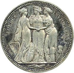 Lot 1406 George III, Pattern Crown, the "Three Graces", 1817