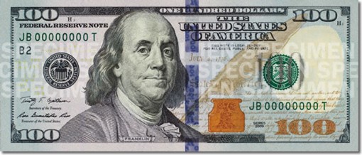New $100 Bill (Front)