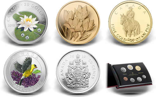 Royal Canadian Mint Spring 2010 Collector Coins