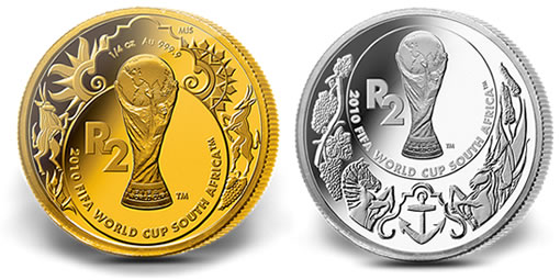 2010 FIFA World Cup Gold and Silver Coins
