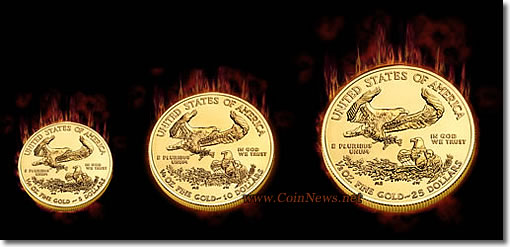 2010 American Eagle Gold Bullion Fractional Coins