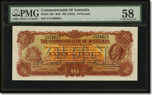 Australia Commonwealth of Australia £10 ND (1927)