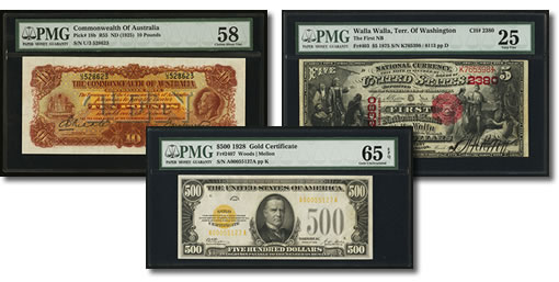 Three Featured Notes in Heritage Memphis International Paper Money Auction
