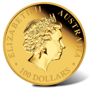 2011 Kangaroo Gold Coin - Obverse