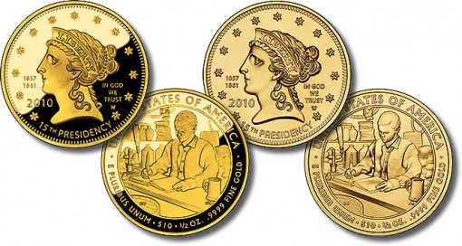 Buchanan's Liberty First Spouse Gold Coins