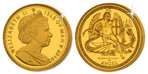 2010 Gold Angel Coin 