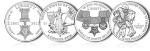 2011 Medal of Honor Commemorative Coin Designs