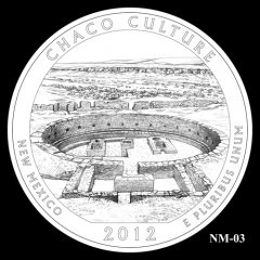 Chaco Culture National Historical Park Quarter Design Candidate NM-03