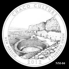 Chaco Culture National Historical Park Quarter Design Candidate NM-04