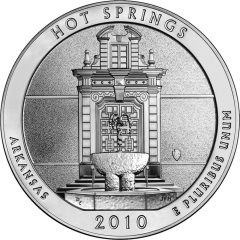 Hot Springs National Park Silver Bullion Coin Hot Springs National Park Silver Bullion Coin
