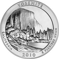 Yosemite National Park Silver Bullion Coin Yosemite National Park Silver Bullion Coin
