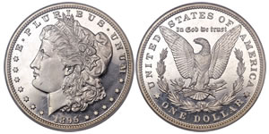 1895 Morgan Silver Dollar
