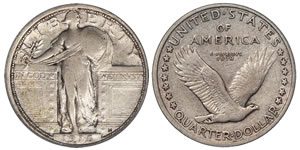 1916 Standing Liberty Quarter
