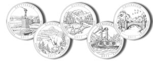 2011 America the Beautiful Coin Designs