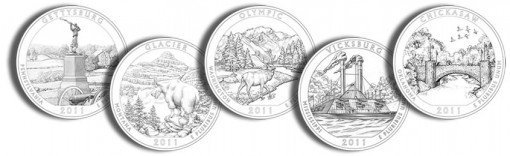 2011 America the Beautiful Quarters and Silver Coin Designs