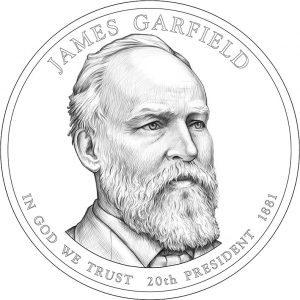 2011 James Garfield Presidential Dollar Design