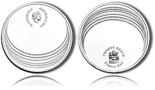 Australian Ashes Cricket Series Coin