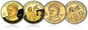 Eliza Johnson First Spouse Gold Coins